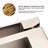 Brushed Nickel Single Hole Bathroom Sink Faucet, Handle Lever, Rust - , Non Splashing, & Modern Solid Brass, Easy Installation-121628489