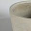 Ensemble de 2 pots à fleurs ronds en béton pour l'extérieur