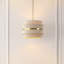 Luminaire suspendu géométrique à 3 lumières Abbington