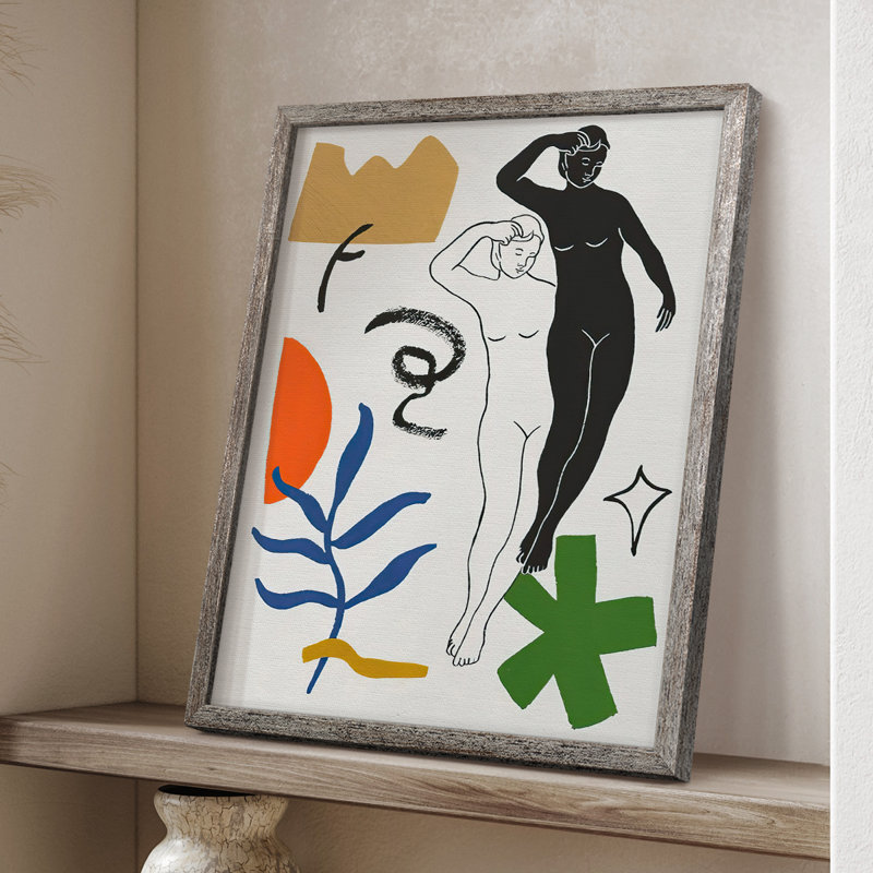 Starry Venus II, reproduction encadrée - bois massif, H 11 po x l 9 po