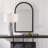 Ceram Metal Arch Wall Mirror