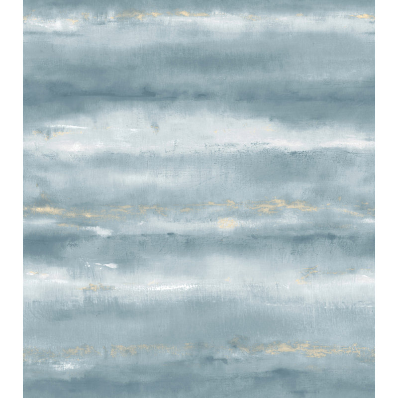 Murale indigo Aveline, Bleu