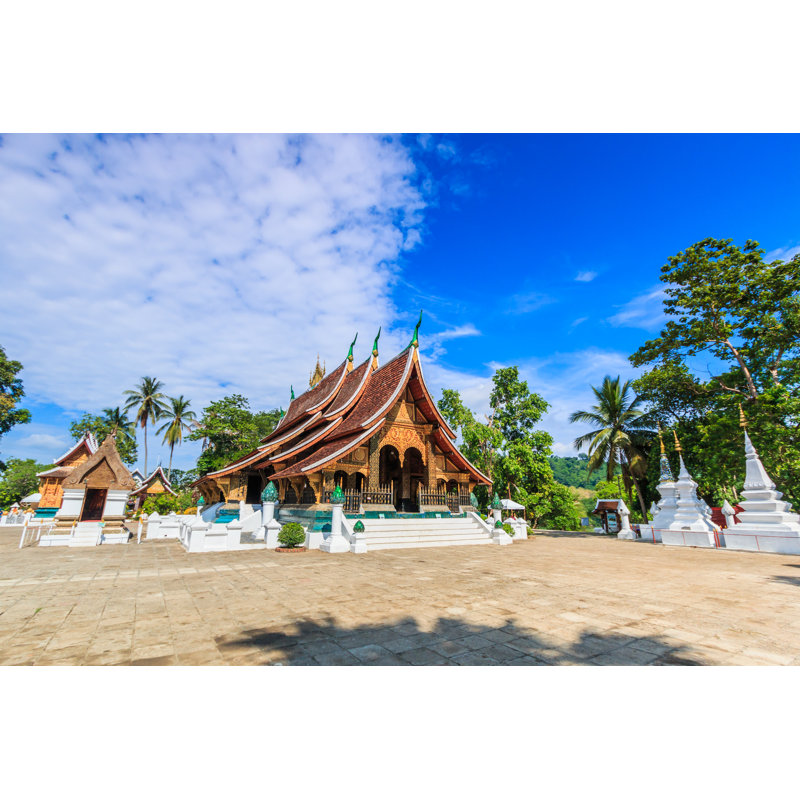 Xieng Thong Temple - Wrapped Canvas Print, 30cm H x 46cm W x 3.8cm D