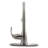 FlowCurve 8 in. Centerset 1-Handle Pull-Down Sprayer Kitchen Faucet with Deckplate in Brushed Nickel