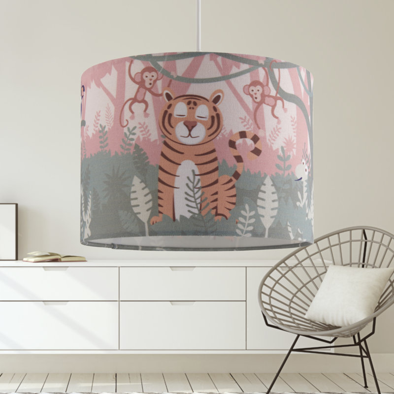 18 cm H Drum Fabric Lamp Shade