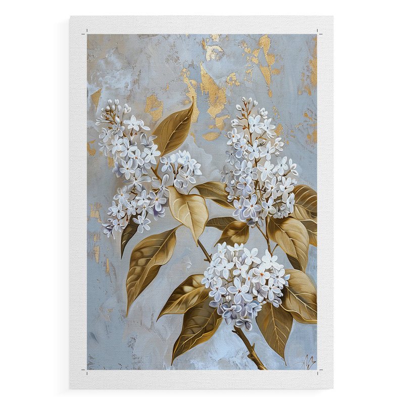 Série FLORAL CCLV - Impression sur toile seulement - NON CADRE, H 18 po x l 12 po