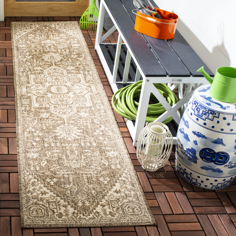 Danya Oriental Cream/Beige Indoor/Outdoor Area Rug