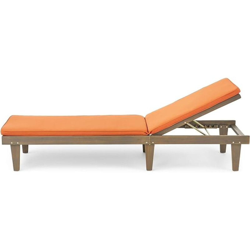 NADINE CHAISE LONGE, Orange, Brown
