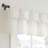 Drop Cloth Light Filtering Ring and Tab Top Farmhouse Valance-1191169119