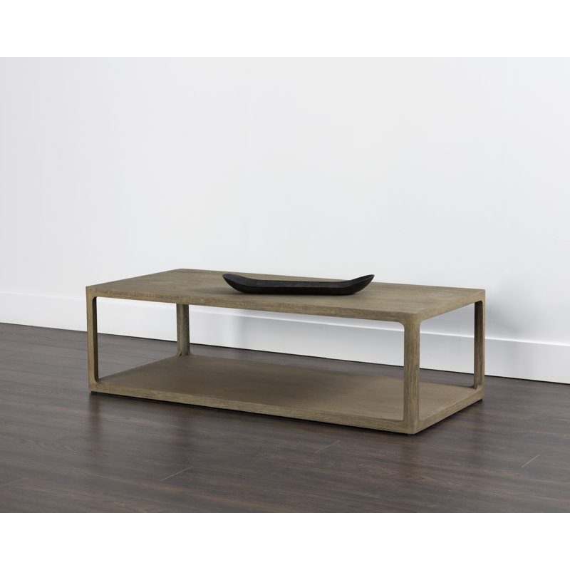 DONCASTER COFFEE TABLE - SMOKE GREY - Grey