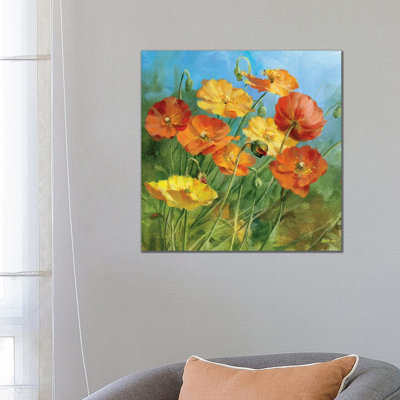 Summer Field IV 1 Piece Wall Art on Canvas