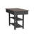 Elysium 52" Wood Console Table With Large Drawers And Open Shelves, Convertible Multi-Function Dining Table-2010087037