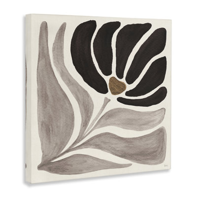 Modern Neutral Bloom Canvas Wall Art by Veronique Charron