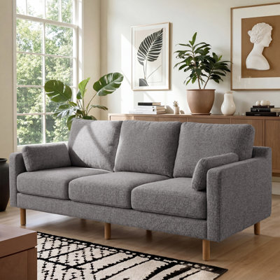 84'' Square Arm Upholstered Standard Sofa