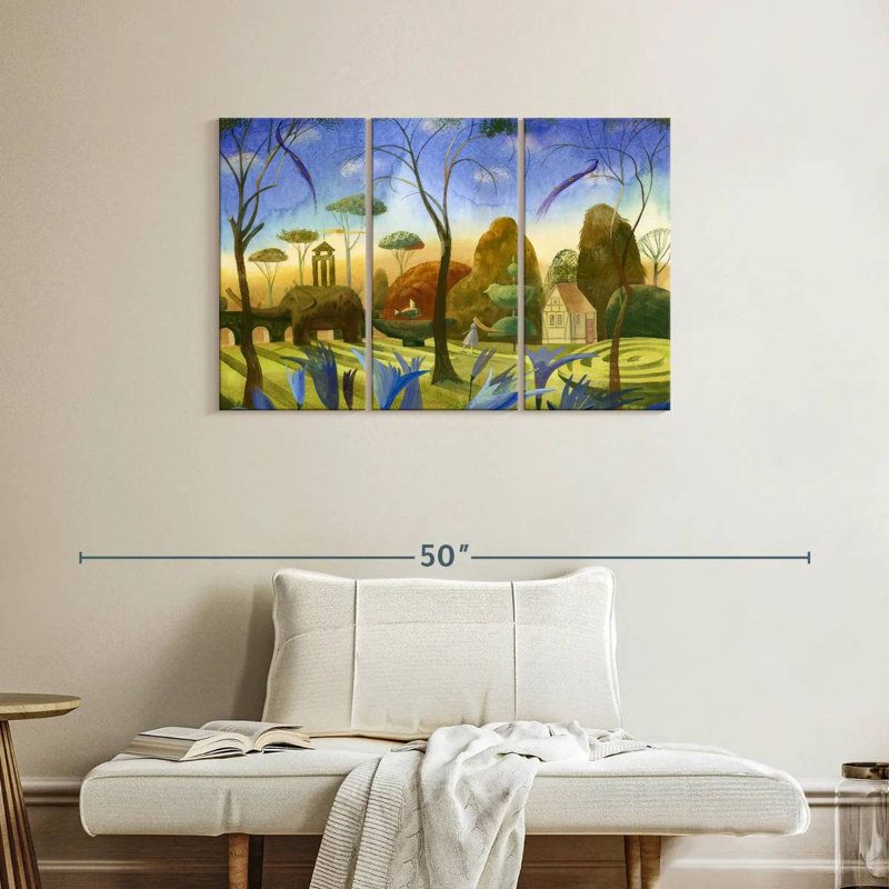 Senne The Magic Garden, 24" H x 38" W