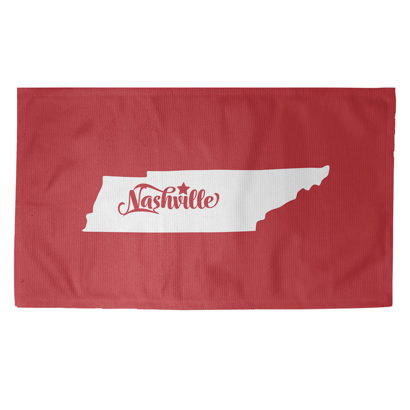 Tapis de zone rouge tennessee Nashville, Rectangle 2 pi x 3 pi
