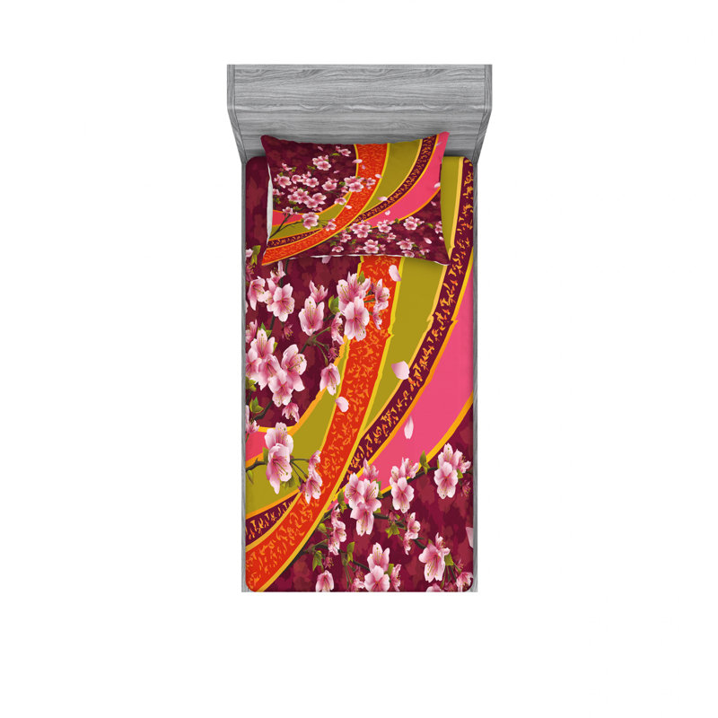 Ensemble de draps Sakura, Ensemble de draps pour lit simple TG avec drap-hou