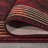 Ottomanson Athens Gradient Design With Multi-Line Borders Rubberback Rug, 3''3" X 5'', Red-1365925729