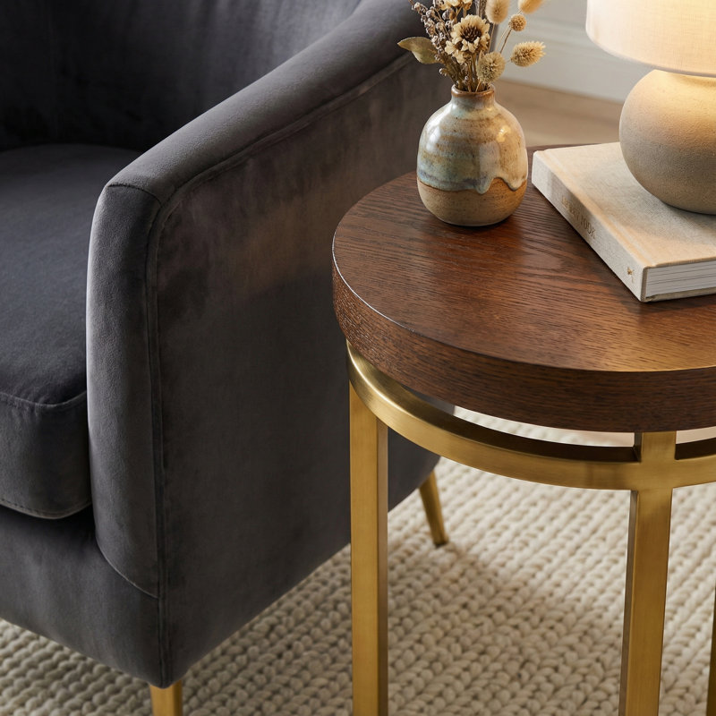 Table d'appoint ronde Kufu