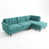Vert, polyester écume de mer