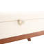 Élégant tabouret de lit avec tissu et option de rangement secret