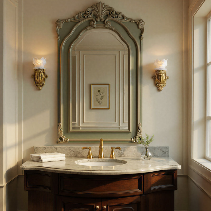 5.25'' Aged Brass Sconce