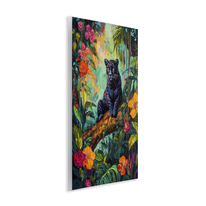 Plaque murale Wild Wild, imprimé par Petal Prints Design, H 19 po x l 13 po