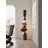 Handcrafted Rubber Wood Abstract Stacked Sculpture