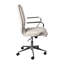Fauteuil de direction pivotant rembourré à dossier moyen avec accoudoirs-1395143009-1395143010