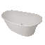 Studio 60" x 36" Freestanding Soaking Acrylic Bathtub