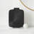 Radiant Carve 12" Matte Black Textured Black Table Vase-425276299