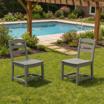 Outdoor HDPE Patio Dining Chair