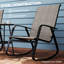 Steel, Texteline Rocking Chair