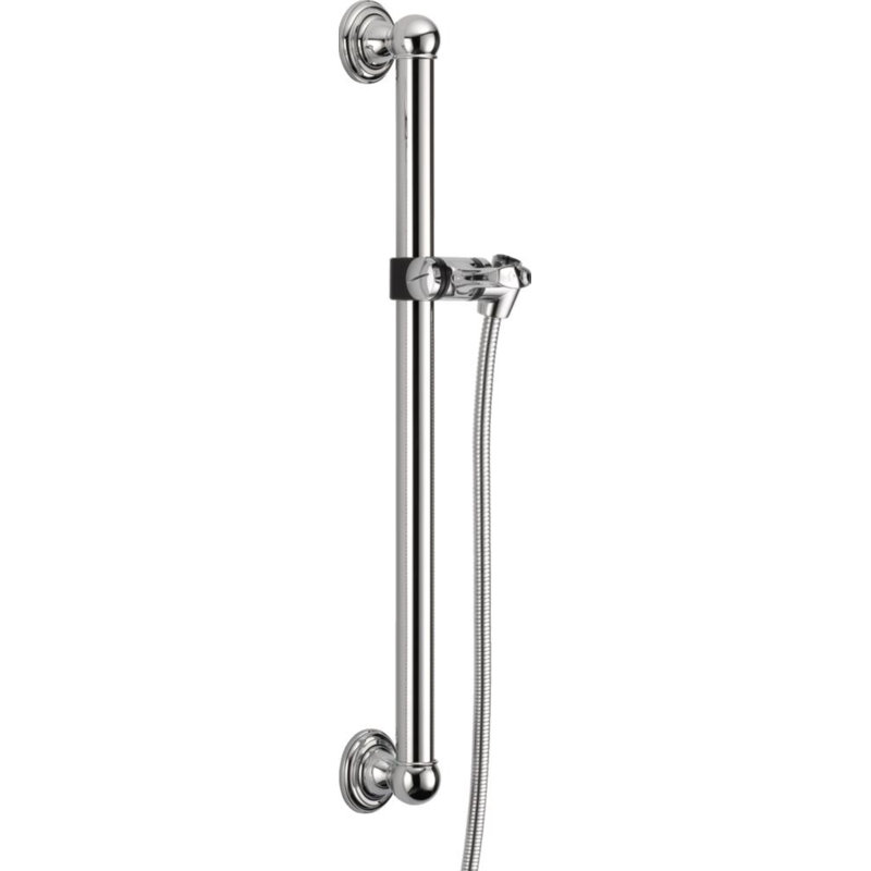 Universal Showering Components Adjustable 24" Grab Bar, Chrome