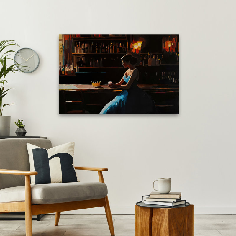 Couronne royale - Figuratif cocktails, études d'intérieurs, art, H 24 po x l 36 po