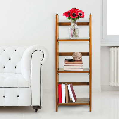 Bibliothèque standard en bois massif H 38 "x l 14"