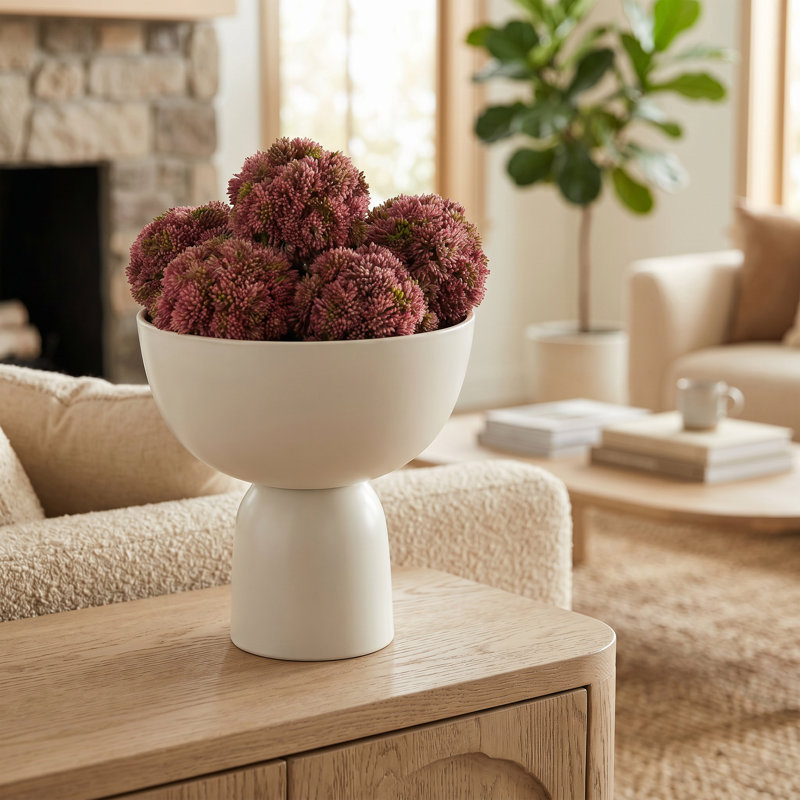 Boules de Sedum décoratives, Rose