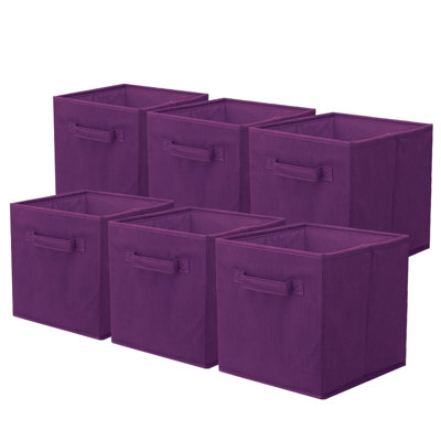 Cube de rangement en tissu pliable