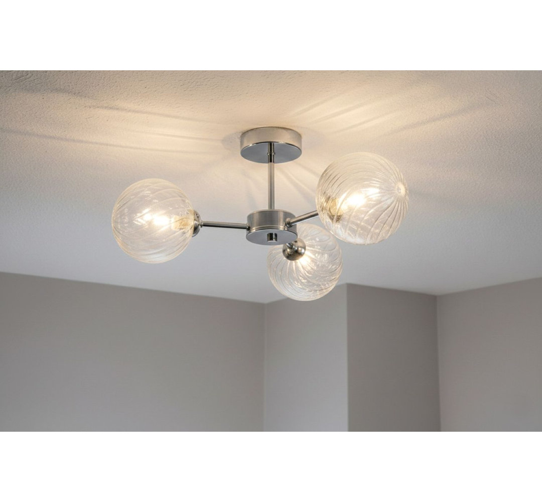 Glass Flush Mount