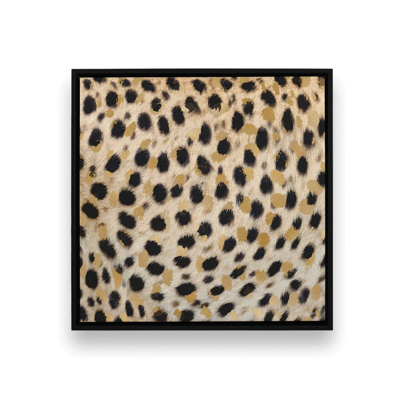 «Wild Whispers III» par Amber Sterling, reproduction d'art, Toile avec cadre, Noir, L 12 po x H 12 po