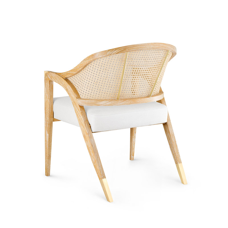 Edward Linen Armchair, Natural
