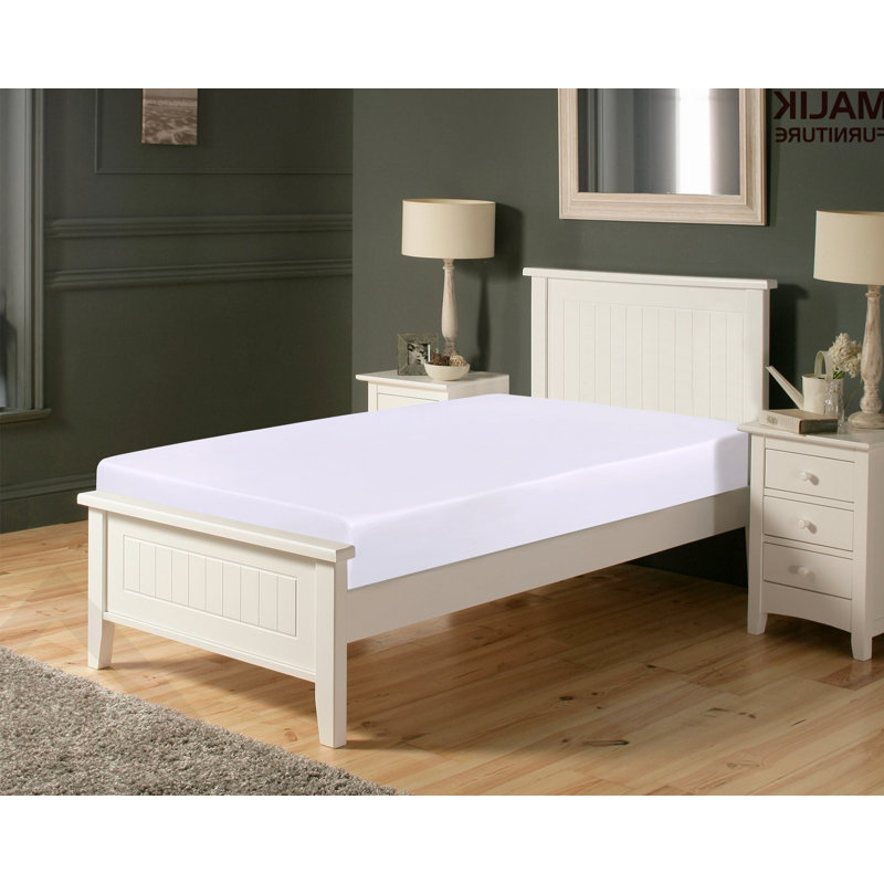 Pelletier Microfiber Fitted Sheet, White, Kingsize (5')