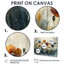 Hiver, minimalisme, coquelicots, champ I - coquelicots, art mural-1523430361-1415789872