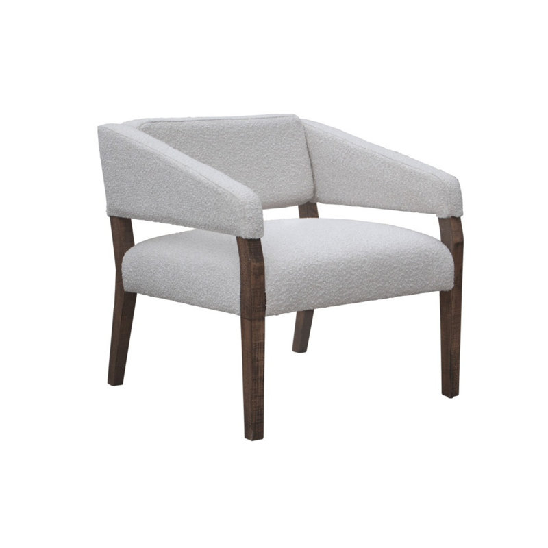 Fauteuil demi-tonneau Barnes, Tissu olive 111