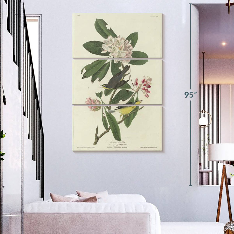 Brampt Canada Warbler, 74" H x 48" W