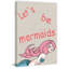 Crooks Let'S Be Pink Mermaids - Single Picture Frame Painting on Canvas-37528271