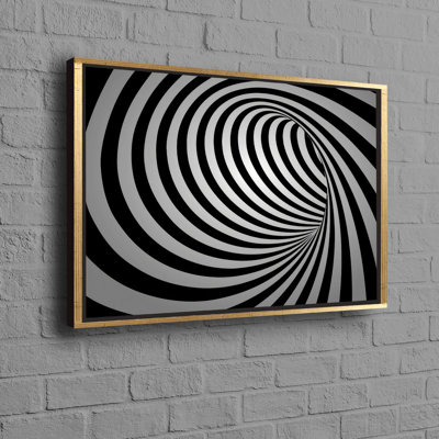 Abstract Swirl Wall Art On Modern Canvas For Trendy And Contemporary Home Decor Personalized Wall Gift