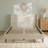 Modern Upholstered Platform Bed with Wingback Headboard and Walnut Wooden Legs, No Box Spring Needed-303500618-303500616