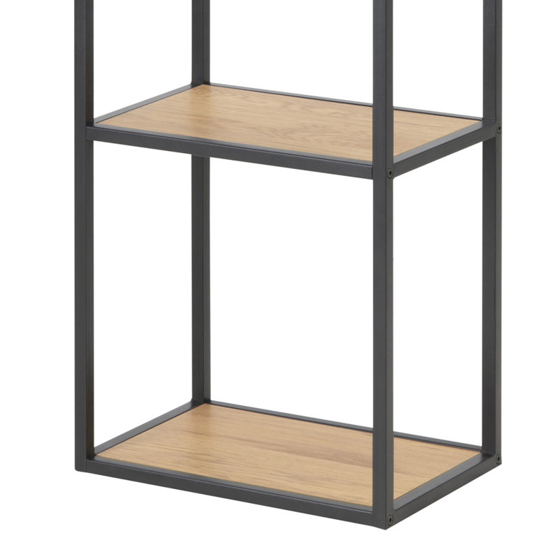Kevern 108cm H x 37cm W Steel Standard Bookcase