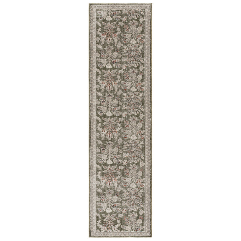 Grove 630 Performance Floral Rug, Runner 2'2" x 8'